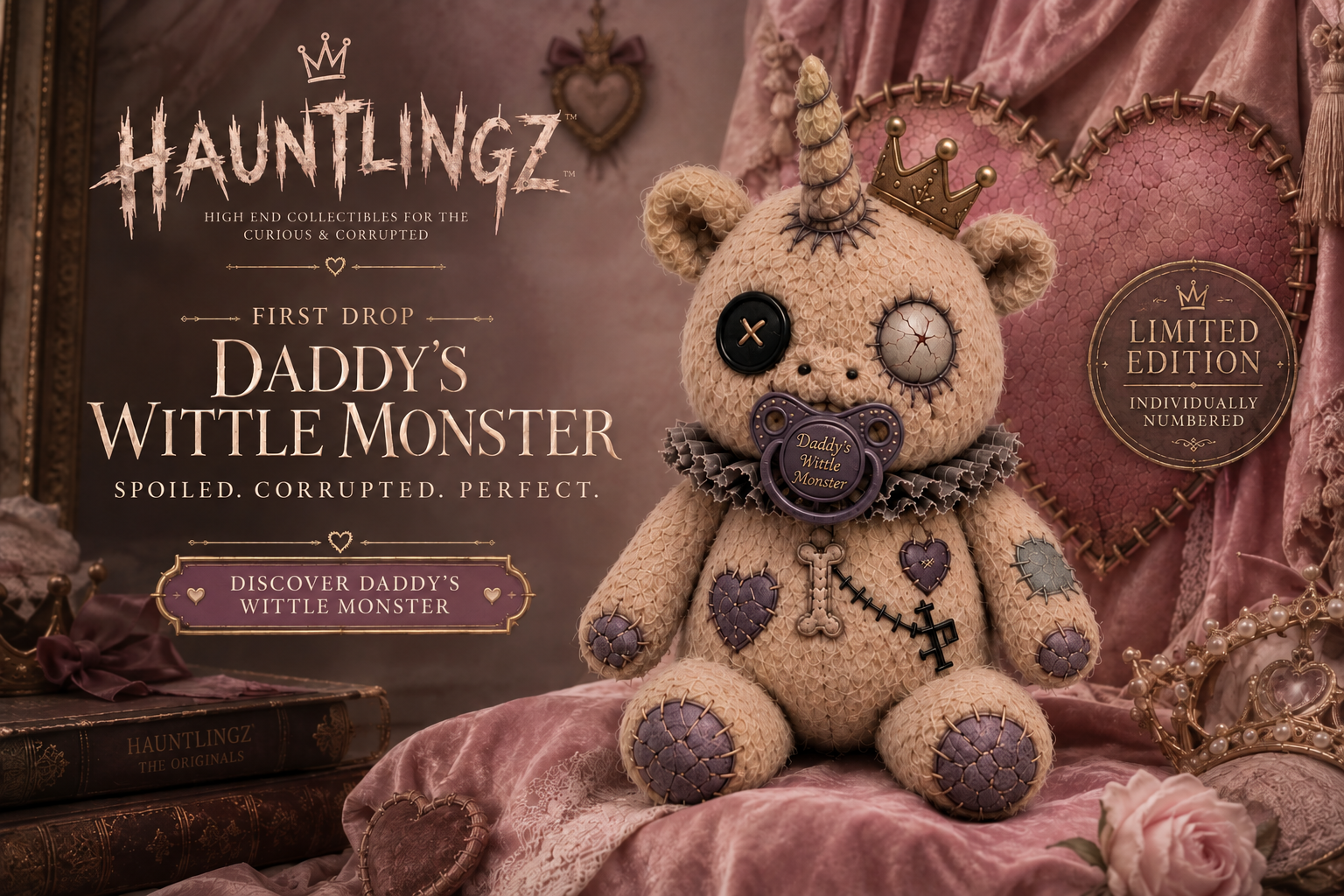 Daddy’s Wittle Monster — first HAUNTLINGZ release
